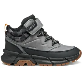 GEOX FLEXYPER PLUS BOY ABX Ankle-Boots Grau/Schwarz 32