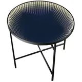 MARELIDA Beistelltisch Infinity mit Endlos Effekt in schwarz | Gr.: onesize