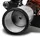 Eberth Pfahlramme Zaunpfahl-Ramme Handramme Benzin 1,2PS 1500W, 3x Rammloch Adapter, Max. Pfahldurchmesser 100mm, 2-Takt Motor, Einzylinder, 52ccm,