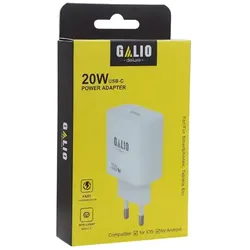 REZ Galio 20W USB-C Adapter, Weiss