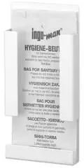 ingo-man® HB 1 Hygienebeutelspender 1120700 , Aluminium, weiß, pulverbeschichtet, P