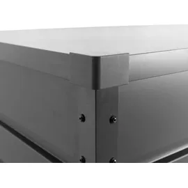 primeyard Gartenbox 137 x 61 cm Anthrazit