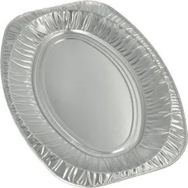 Papstar Starpak Servierplatten, Alu oval 43 cm x 29 cm