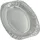 Papstar Starpak Servierplatten, Alu oval 43 cm x 29 cm