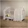 Idimex Baldachin Hausbett-Himmel Musselin NENA 2er Set – Weiss