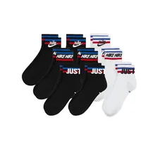 Nike Everyday Essential Knöchelsocken Black/White/Game Royal/University Red 42-46