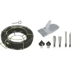 KS Tools Kanal- und Rohrreinigungs-Werkzeug-Satz Ø 22mm Innenseele, 14-teilig