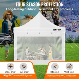 Vevor Faltpavillon 3 x 3 m Weiß