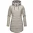 Ragwear Damen Übergangsjacke leichte lang Steppjacke mit weichen Ärmeln und Kapuze Sandrra Long Bone Gr. S - S