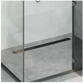vidaXL Duschabfluss 90 cm Schwarz