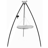 Cookking 21375 Schwenkgrill 200cm - Grillrost Edelstahl 50cm + Kurbel,