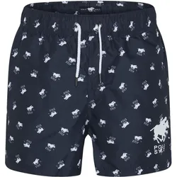 Badeshorts mit Allover-Logo-Druck S