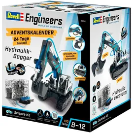 REVELL Engineers Adventskalender Hydraulischer Bagger 2021 01054