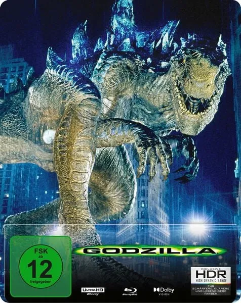 Preisvergleich Produktbild Godzilla (1998) (Remastered) (4K Ultra HD) (+ Blu-ray)