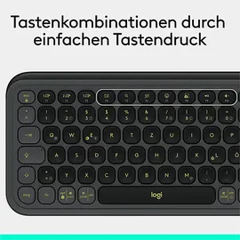 Logitech POP Icon Keys DE Grafit / Grün