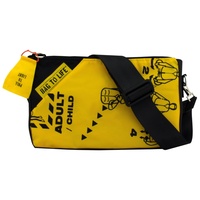 Bag to Life Umhängetasche Follow me Bag, aus recycelter Rettungsweste gelb|schwarz