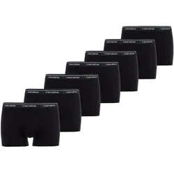 CECEBA Herren Boxershorts, 7er Pack - Monza, Unterwäsche, Logo, einfarbig Schwarz XXL
