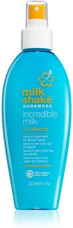 milk_shake® Sun & More Incredible Milk Milch für von der Sonne überanstrengtes Haar mit UV Filter 140 ml