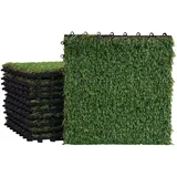 Mendler Grasfliese HWC-E13 30 x 30 cm Grün