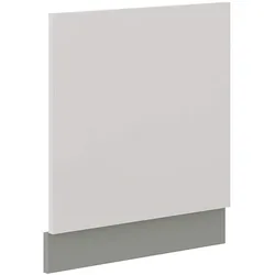 Frontblende Geschirrspüler integriert 60 cm Weiß Hochglanz Küche Bianca Grey
