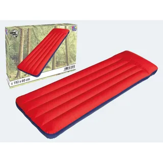 Happy People Box-Kastenmatratze, PVC mit Mikrofaser Beschichtung, Rot/Blau, ca.192x60x15 cm