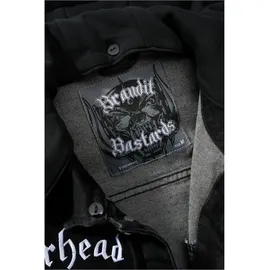 Brandit Textil Brandit Motörhead Cradock Denimjacket" schwarz, Größe 6XL,