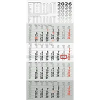 Rido 4-Monatskalender quattroplan 2 33x63cm 2026,