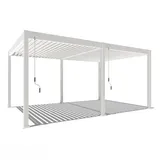pergoline Pavillon Superior 3,6 x 5,3 m Weiß