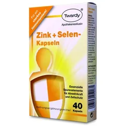 Twardy Zink+Selen‐Kapseln 40 Stück