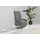 sit&more TV-Sessel Zoe 74 x 112 x 82 cm grau mit Kopfteilverstellung & 360° Drehfunktion