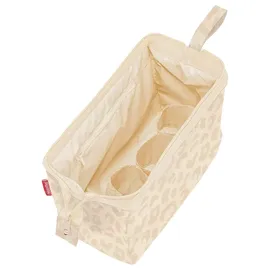 Reisenthel Kulturbeutel Travelcosmetic gepunktet, beige, recycelt
