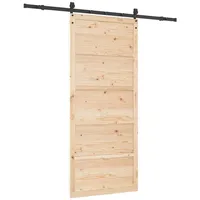 VidaXL Schiebetür rechts 100 x 208 cm braun