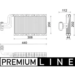 Verdampfer Klimaanlage MAHLE AE 191 000P