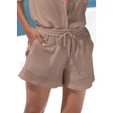 vivance by lascana Strandshorts taupe 46