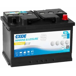 Exide ES650 Equipment Gel 12V 56Ah G60 Versorgungsbatterie