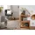 FineBuy S Cube Braun Akazie 44 x 59 x 30 cm