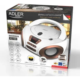 Adler Boombox | AD1181WC | Weiß