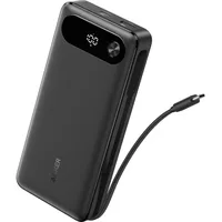 Anker Powerbank (20K, 87W, integriertes USB-C Kabel) Schwarz