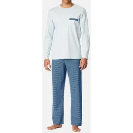 SCHIESSER Pyjama Comfort Blau 56