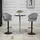 Homcom Barhocker 51,5 x 57,5 x 93-114,5 cm Grau