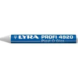 Lyra Pet LYRA Wachskreide 4920 Plast-o-glas runde Form weiß Inhalt 12 Stück