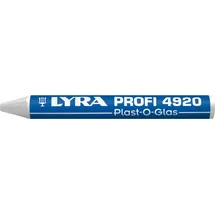 Lyra Pet LYRA Wachskreide 4920 Plast-o-glas runde Form weiß Inhalt 12 Stück