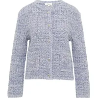 s.Oliver Strukturierte Strickjacke blau 46