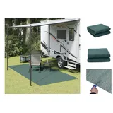 vidaXL Campingteppich Grün 4x2 m