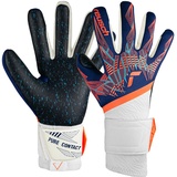 Reusch Pure Contact Fusion Torwarthandschuhe für Erwachsene mit negativer Konstruktion, blau-orange-schwarz