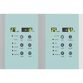 Royal Catering Slush-Maschine - 2 x 8 l - LED - Ice-Cream-Funktion -