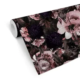 wall-art Vintage Mustertapete 0,48 m x 5,28 m 0 g Lila/Mehrfarbig