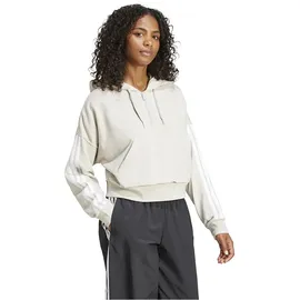 adidas Essentials 3-Streifen French Terry Kapuzenpullover Wonder Alumina / White M
