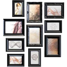 Nielsen Design Nielsen 10er Ornament Set schwarz Kunststoff 8999325