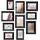 Nielsen Design Nielsen 10er Ornament Set schwarz Kunststoff 8999325